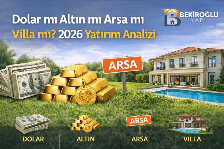 Dolar mı Altın mı Arsa mı Villa mı? 2026 Yatırım Analizi